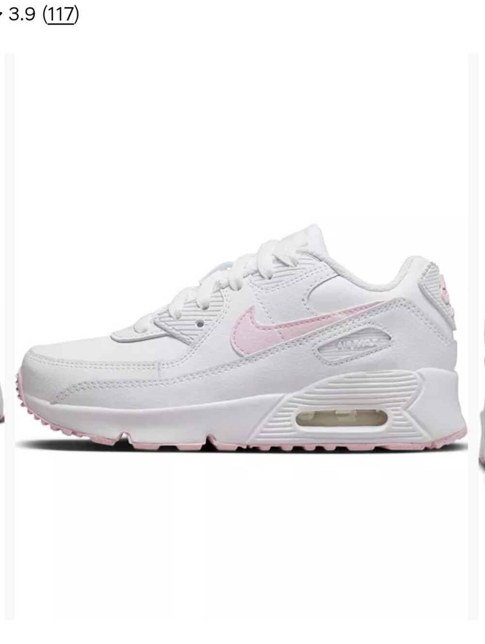 AWESOME Girls NIKE AIR MAX White/pink Shoes